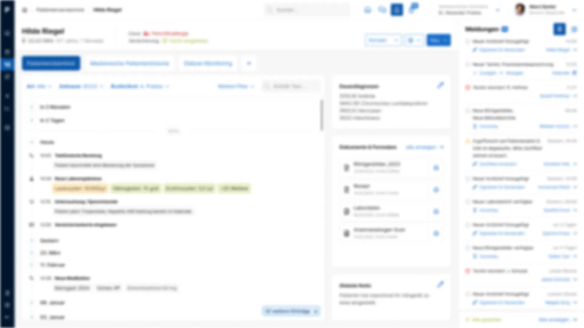 Overview of the patient management software vision project